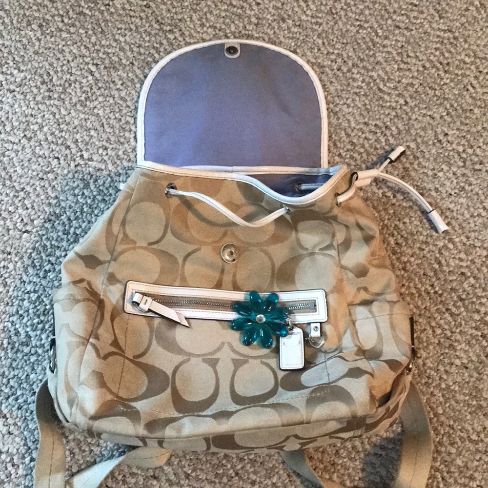 Coach Tan Back Pack